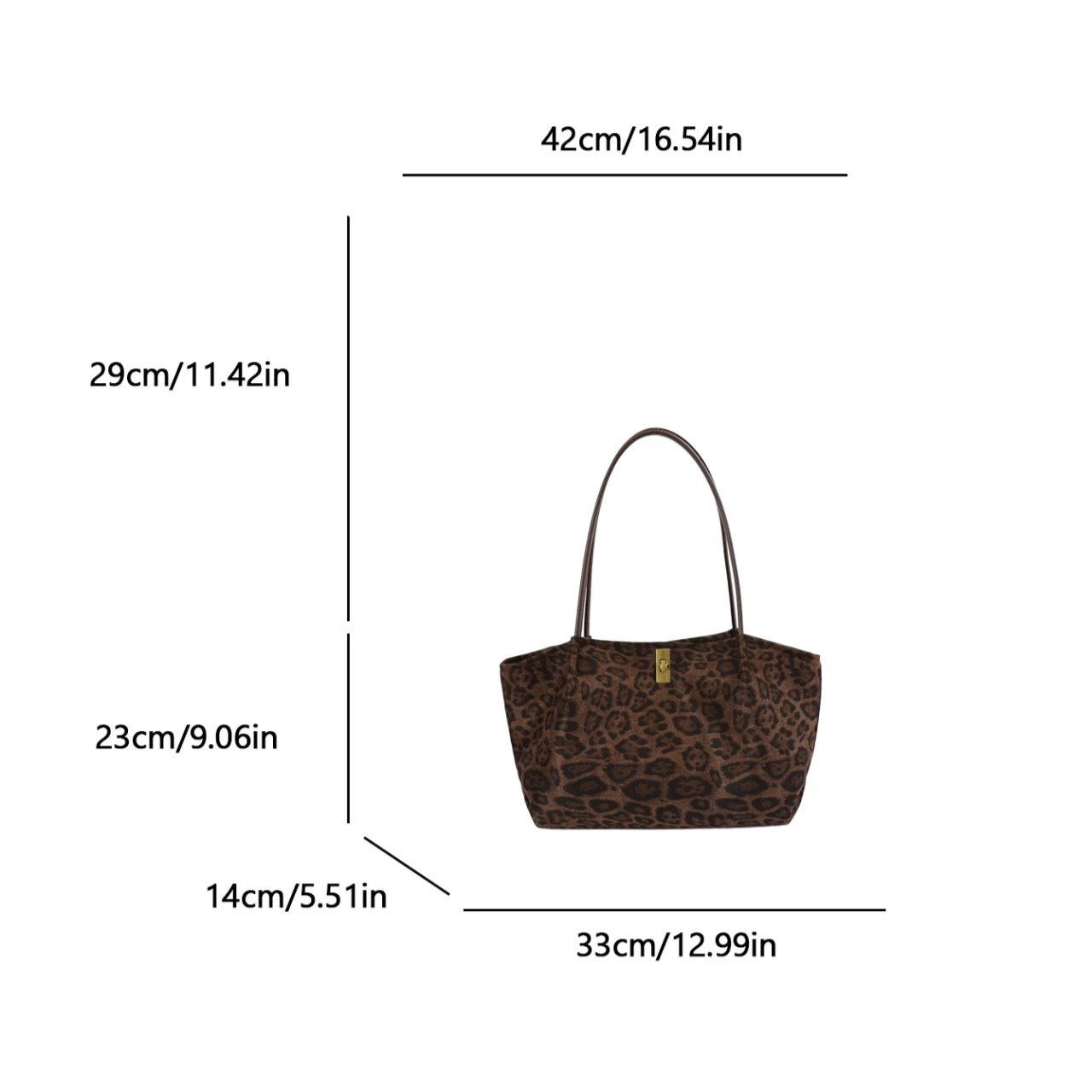 กระเป๋าโท้ทหนังกลับลายเสือดาวส - Luxury Bags Tote บทวิจารณ์และราคา